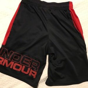 Boys under armour gym shorts bundle of two